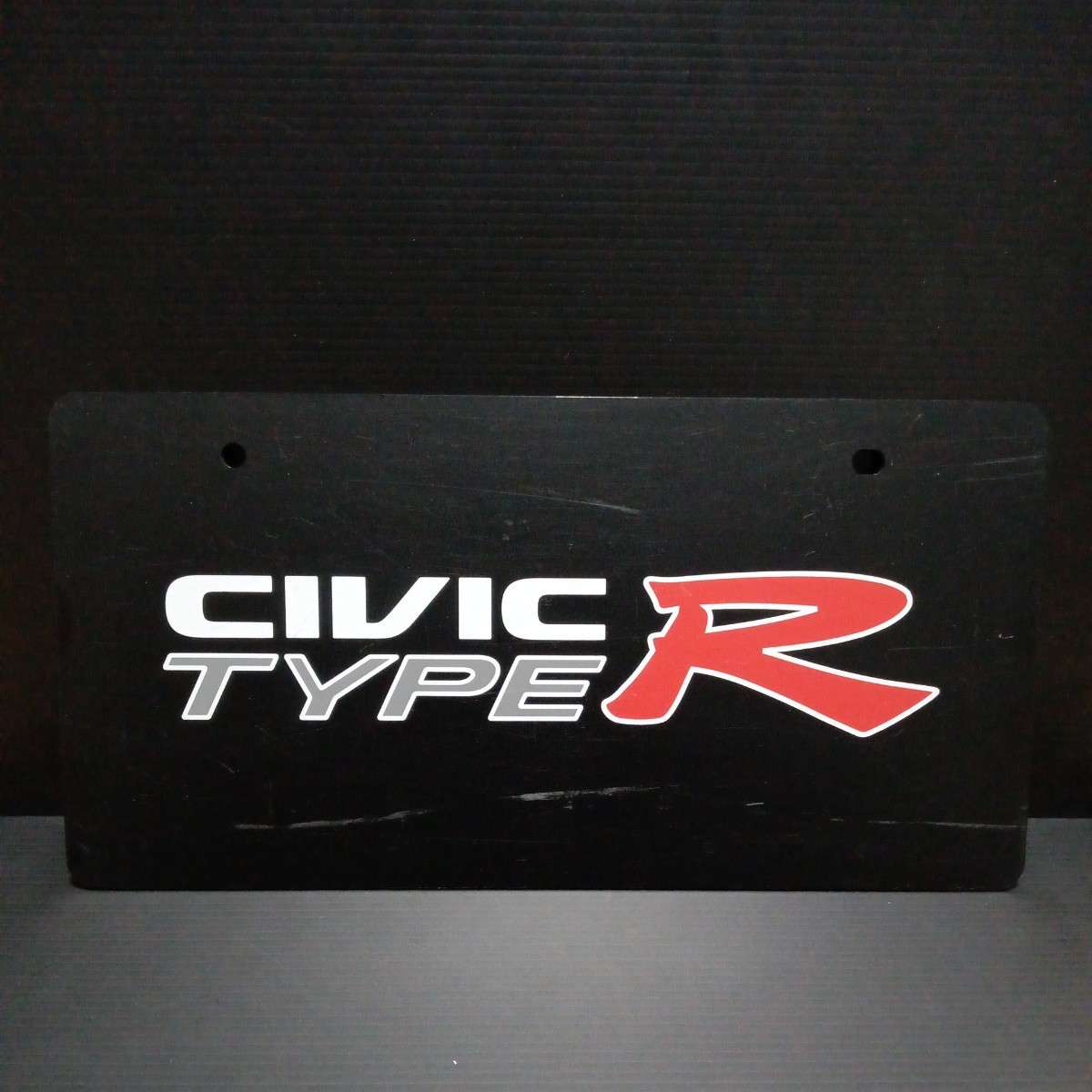 HONDA「CIVIC TYPE R マスコット ナンバープレート 1枚」シビック