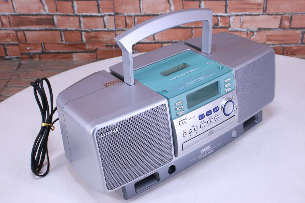 Yahoo!オークション - AIWA CDラジカセ CSD-EL300 2000年製 現状ジャン