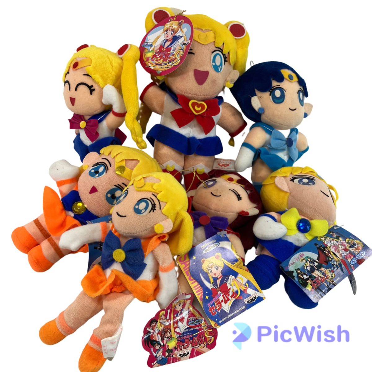1994年 非売品 美少女戦士セーラームーン ぬいぐるみ 7体 まとめ