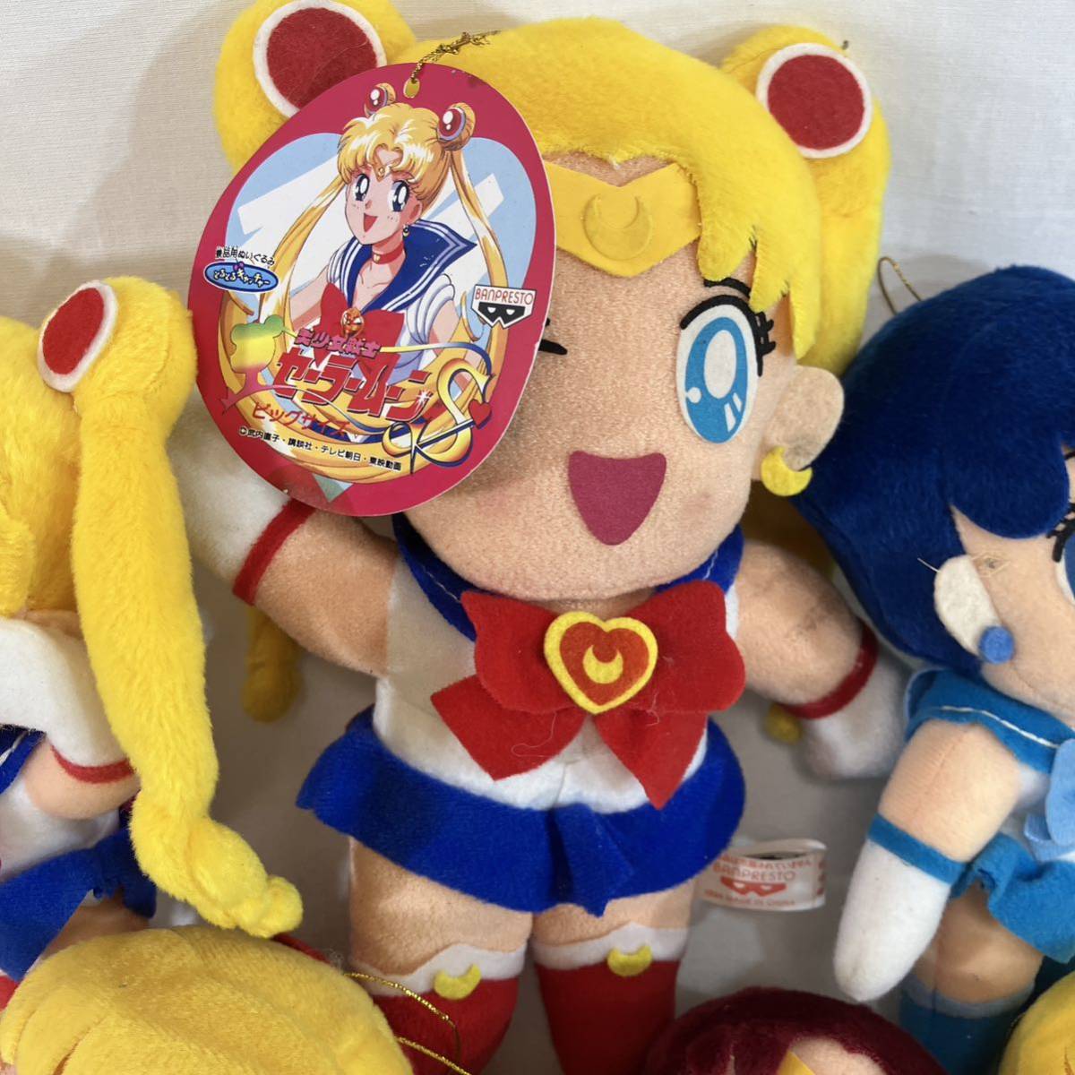 1994年 非売品 美少女戦士セーラームーン ぬいぐるみ 7体 まとめ