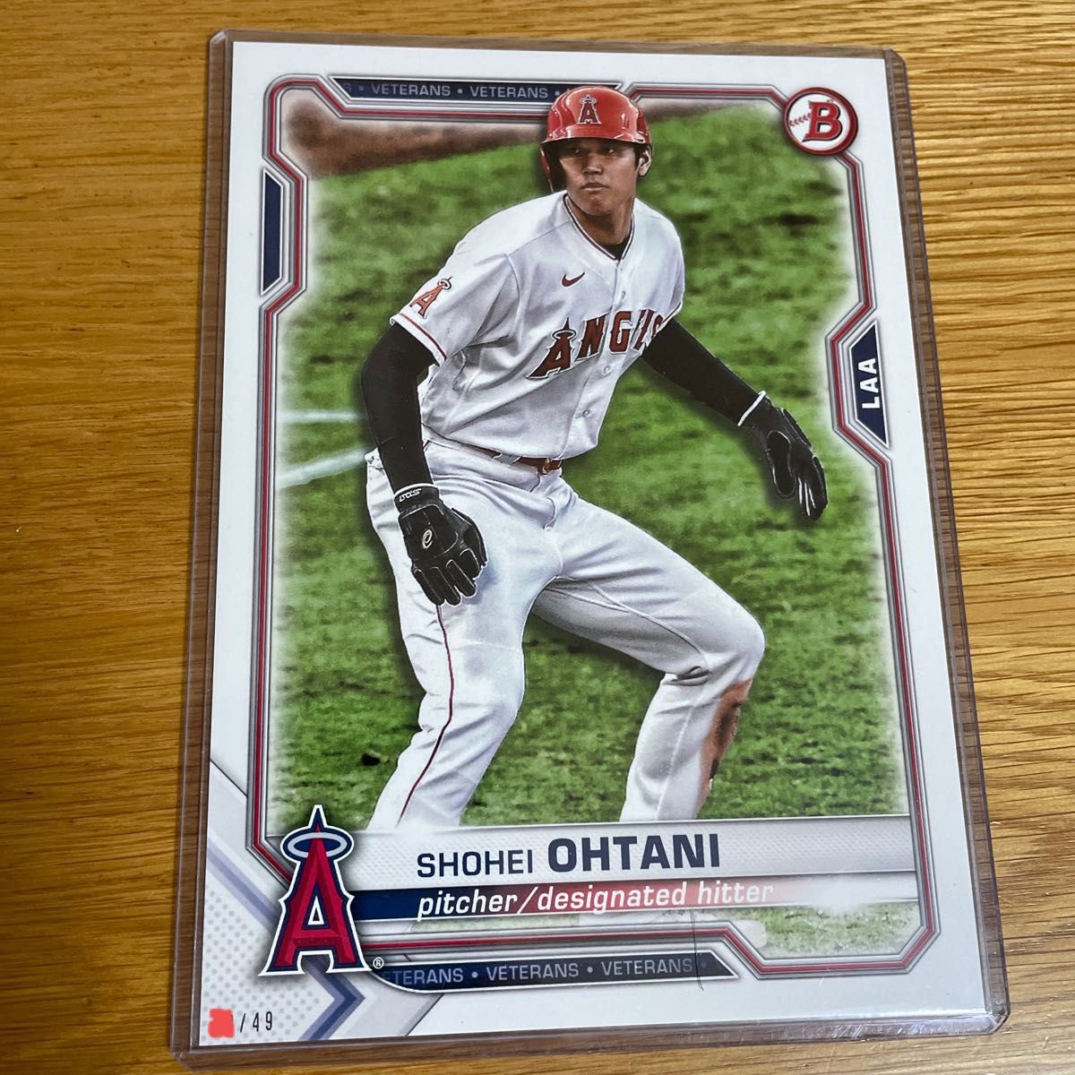 MVPおめでとう 大谷翔平 49枚限定 貴重 ジャンボカード 2021 Topps