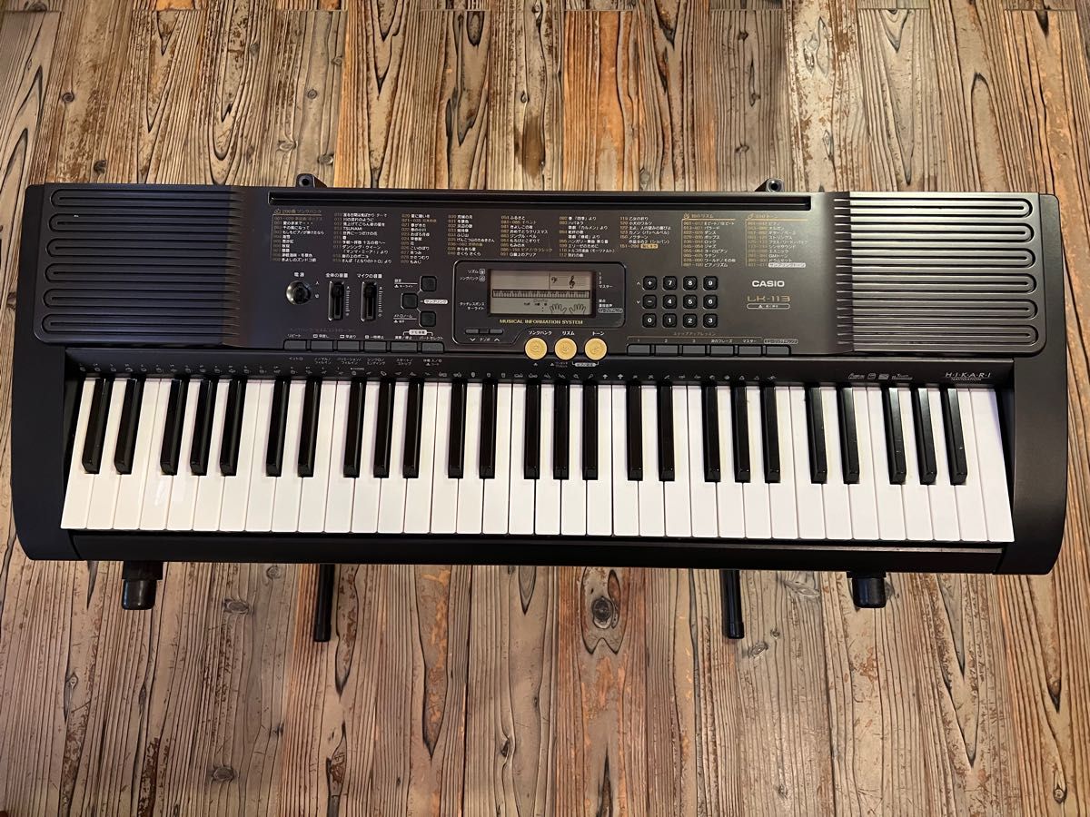CASIO カシオ 電子キーボード 光ナビゲーション 電子ピアノ LK-113