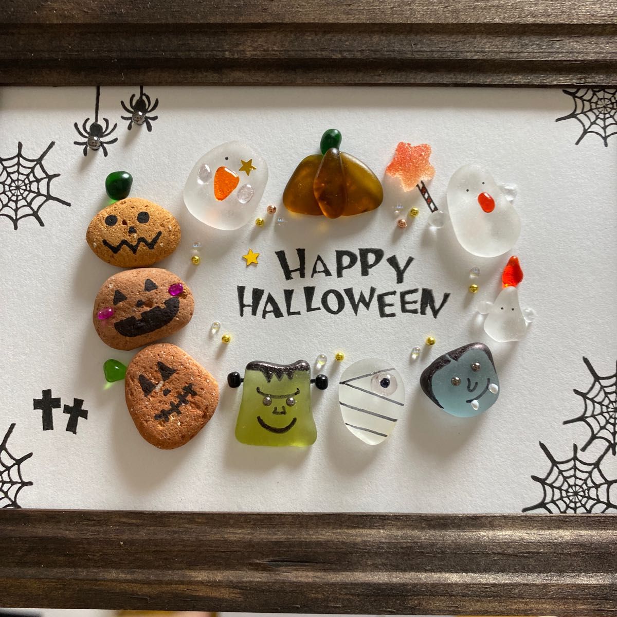 シーグラスアート ハロウィン NO383｜Yahoo!フリマ（旧PayPayフリマ）