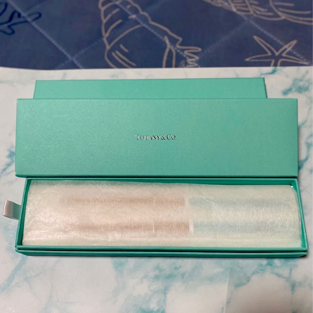 TIFFANY&Co ティファニー夫婦箸 箱入り ティファニーノベルティ 希少