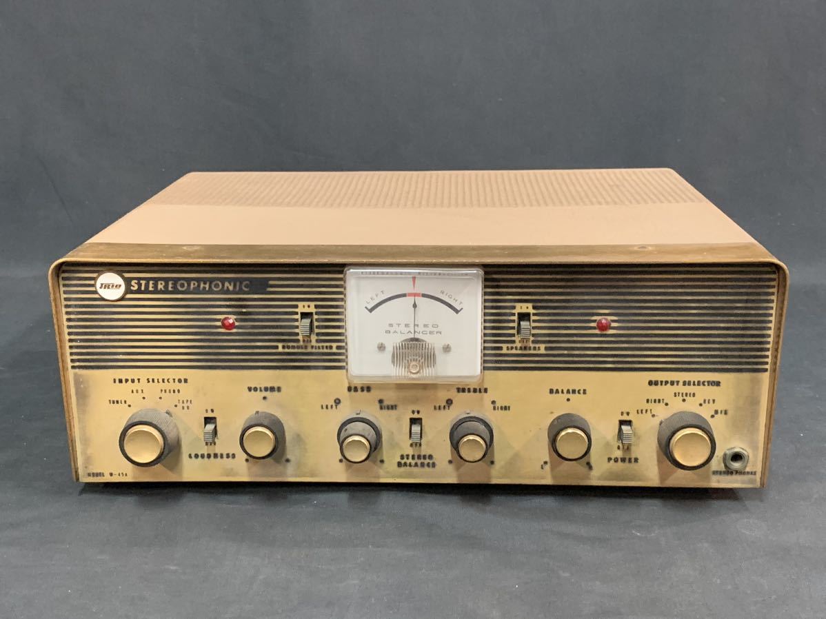 Yahoo!オークション - TRIO W-45A Streophonic Amplifier 真空管アンプ