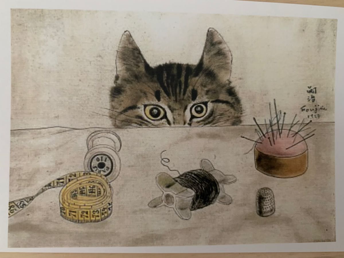 藤田嗣治「仕立て屋の猫」額装｜Yahoo!フリマ（旧PayPayフリマ）