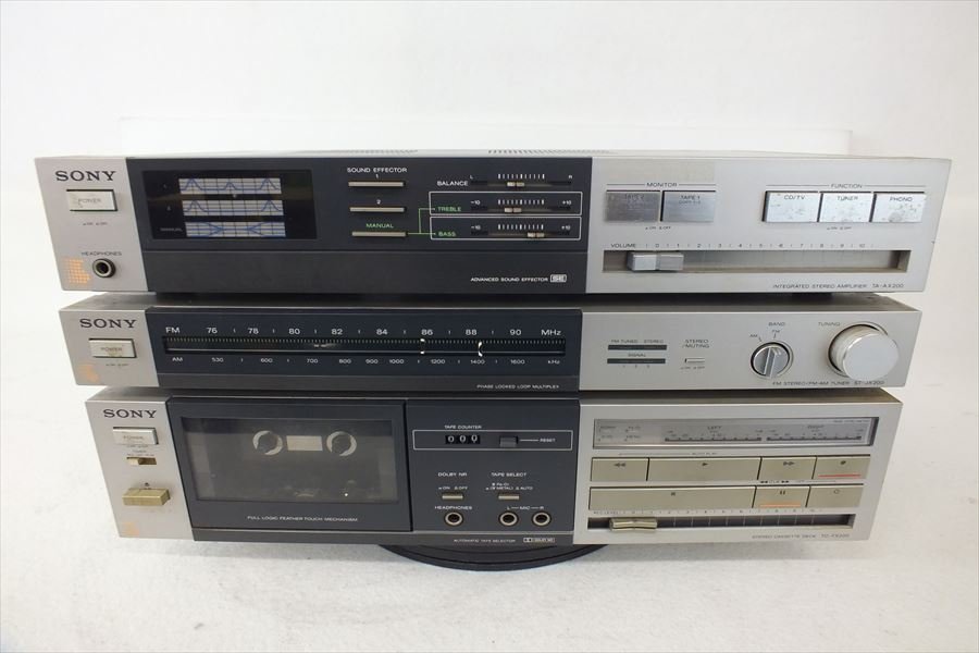 SONY Sony ST-JX200 TA-AX200 TC-FX200 tuner used present condition