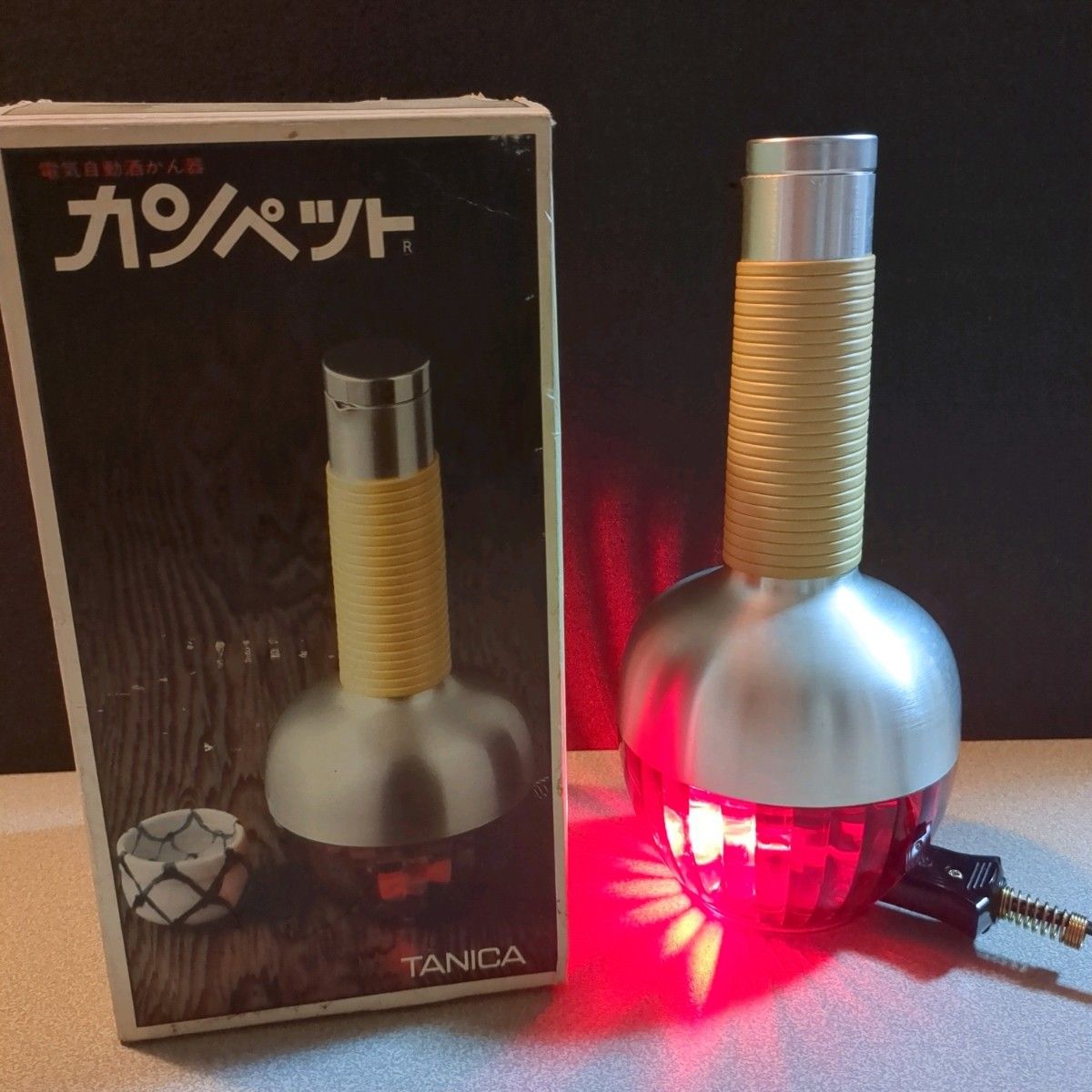 昭和レトロ 電気自動酒かん器 カンペット 熱燗 日本酒 タニカ電器
