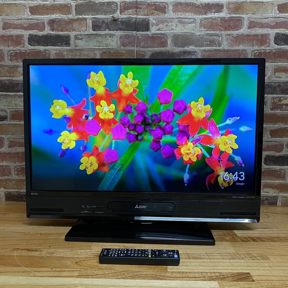 三菱 32V型 液晶テレビ 1TB HDD&ブルーレコーダー内蔵 REAL LCD