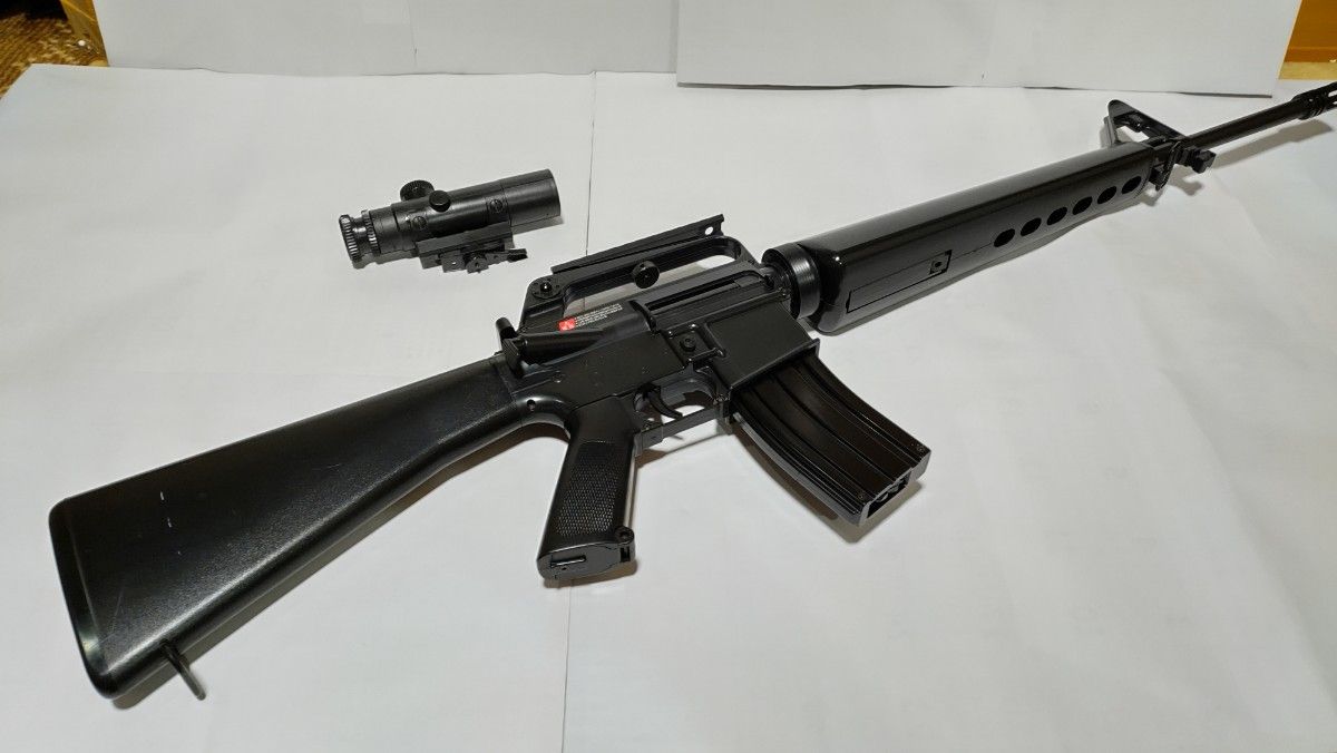 73エアコキ 東京マルイ コルトm16a1 エアコキ ジャンク扱いで 観賞用
