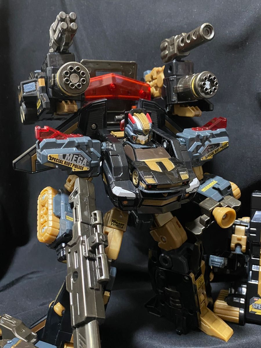 トミカ ドライブヘッド ハイパーレスキュー 特別機動隊セット ブラック