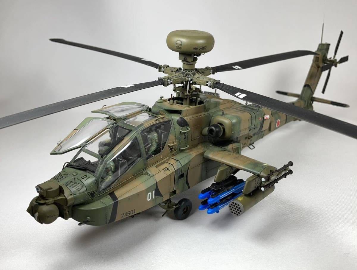 Yahoo!オークション - 完成品 ハセガワ 1/48 AH-64D アパッチ ロング