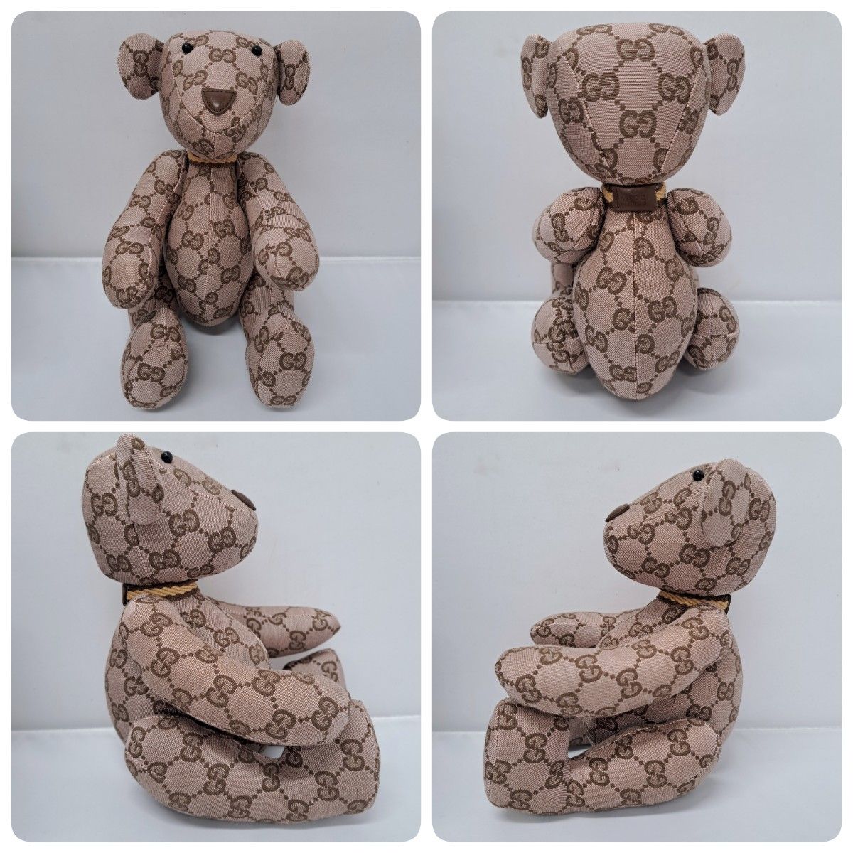 GUCCI グッチ ぬいぐるみ テディベア くま クマ 2体セット GG