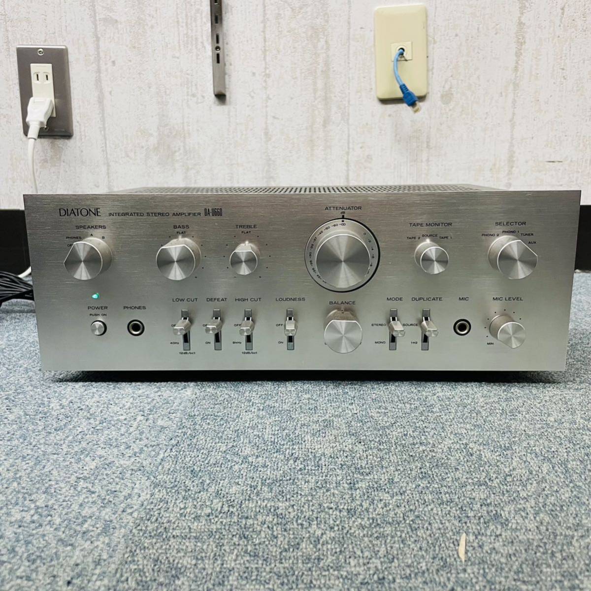 Yahoo!オークション - DIATONE DA-U660 プリメインアンプ アンプ 音出