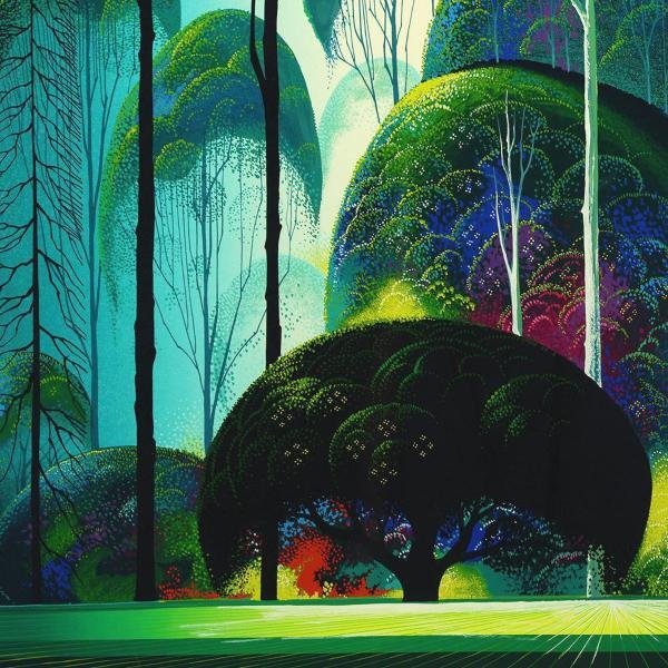 Yahoo!オークション - 【真作】【WISH】アイベン・ロール Eyvind Earle