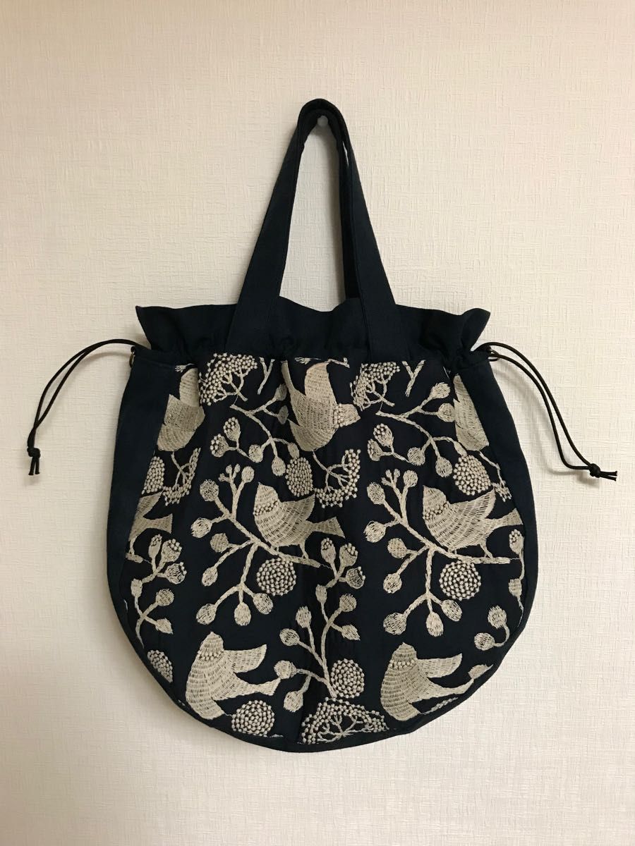 点と線模様製作所 ハンドメイド バッグ うさぎ トートバッグ 点と線