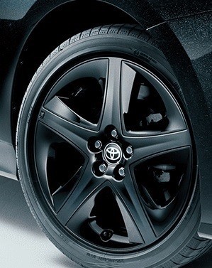 50系 プリウス ブラックエディション 17インチアルミ用 ブラック塗装