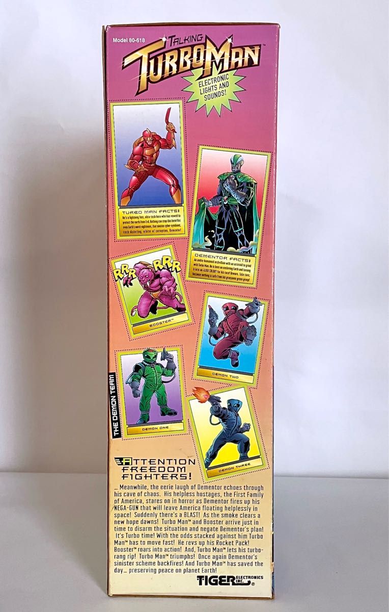 絶版品】当時物 1997年 TIGER社製 トーキング ターボマン デラックス