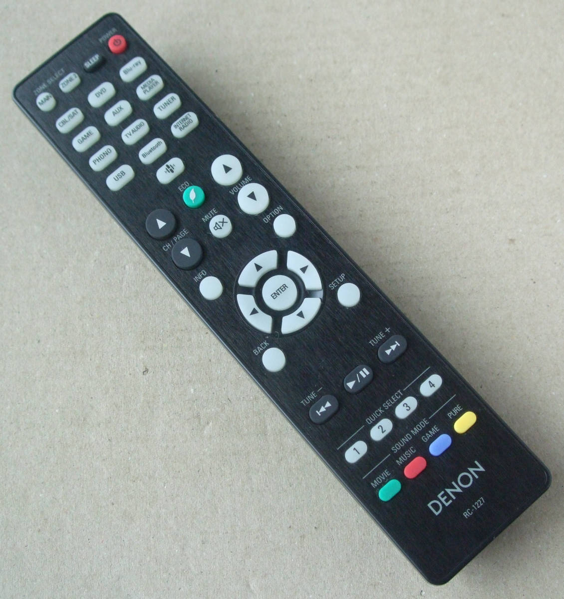 送料無料 DENON デノン AVアンプ AVR-X1500H AVR-X1600H 純正 リモコン