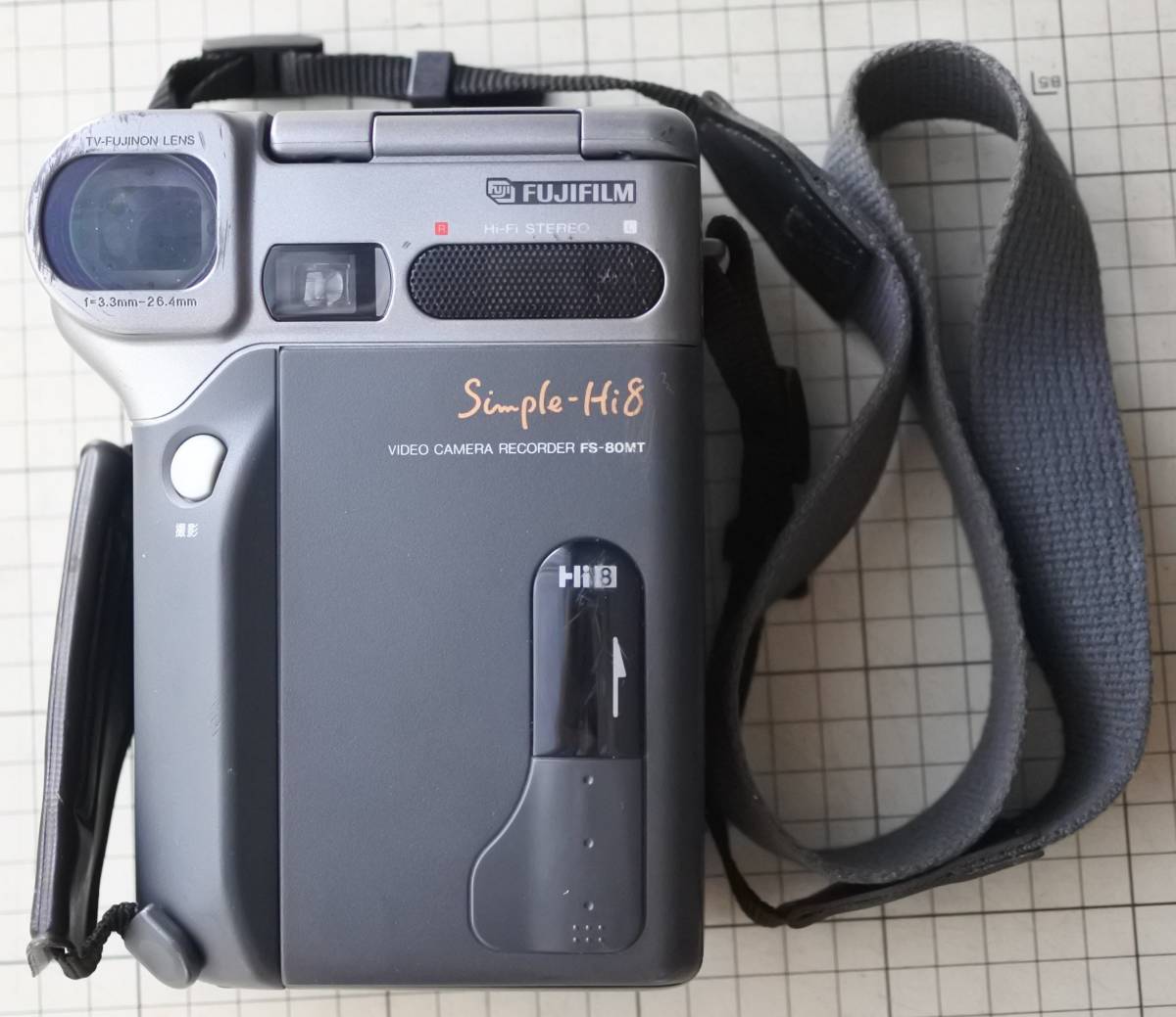Yahoo!オークション - FUJIFILM FS-80MT simple Hi8 ビデオカメラ バッ