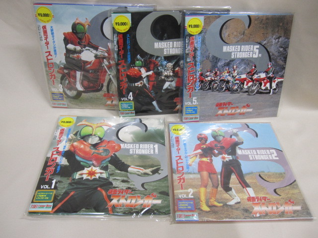 Yahoo!オークション - 5巻セット 仮面ライダー ストロンガー 帯付 特撮