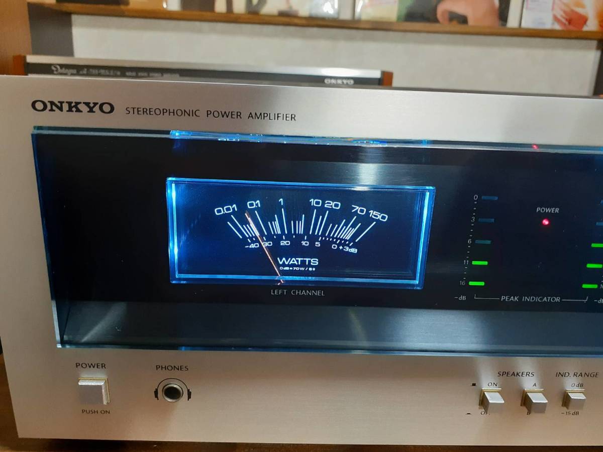 Yahoo!オークション - 【完動品 整備品】ONKYOオンキョー パワーアンプ