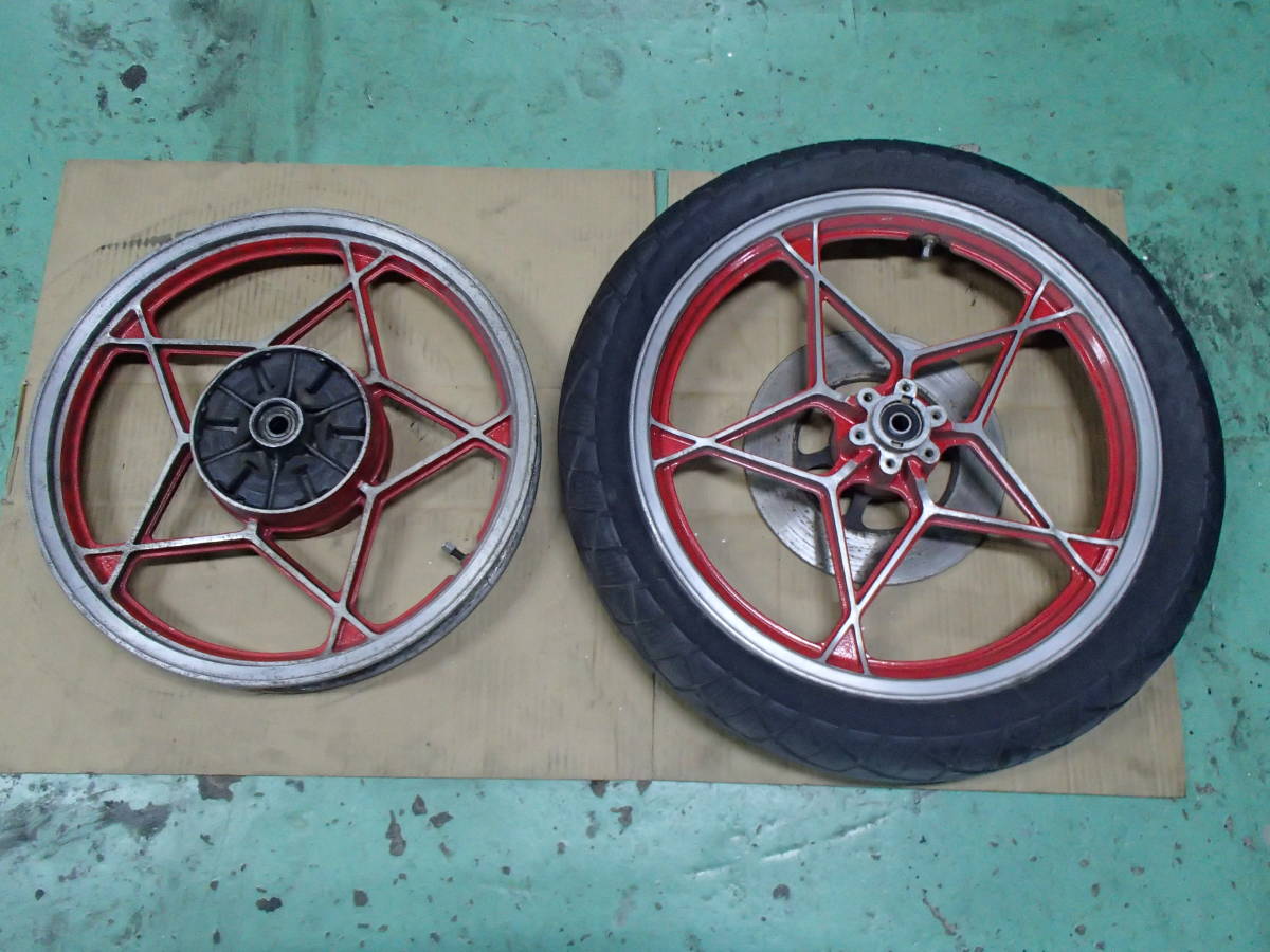 Yahoo!オークション - GS400 星キャストホイール前後 19X1.85 18×1.85