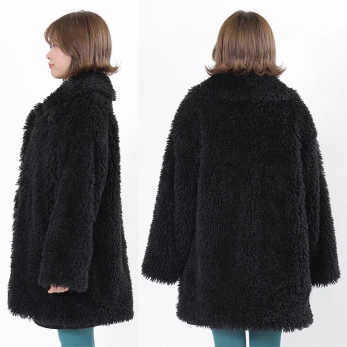 マリークワント アーカイブ ファー コート ブラック 黒 新品未使用品