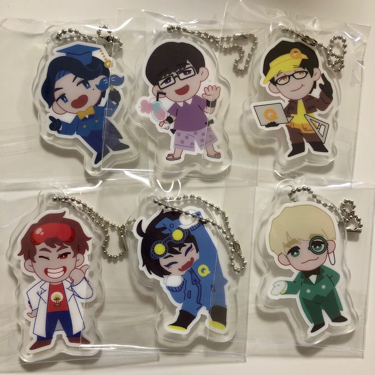 全種セット アクリルキーホルダー QuizKnock TDCクイズノック 山本