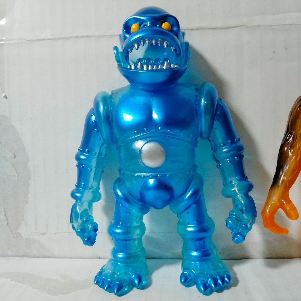 Yahoo!オークション - shameless toy 69 Mecha Gorilla クリアブルー &