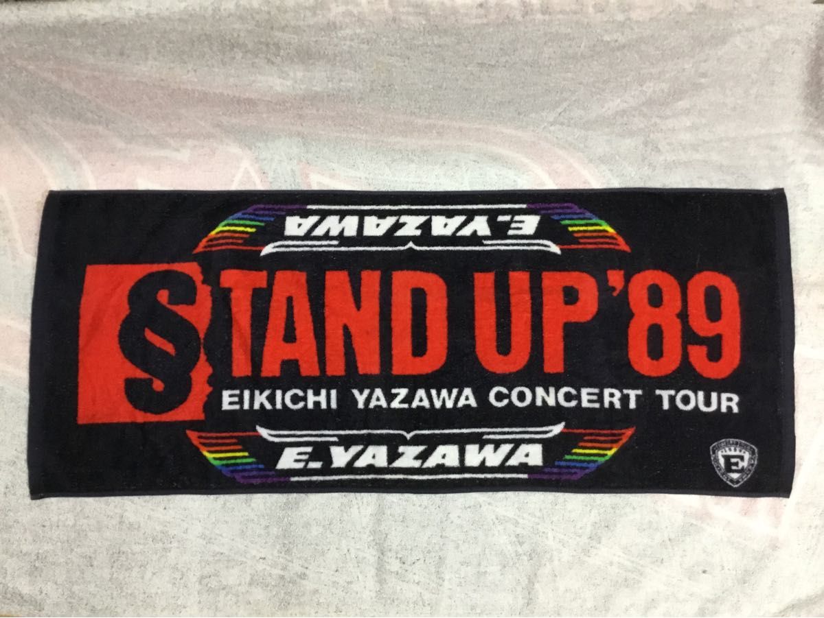 矢沢永吉 フェイスタオル STAND UP' 89 (羽ロゴ) レインボー｜Yahoo