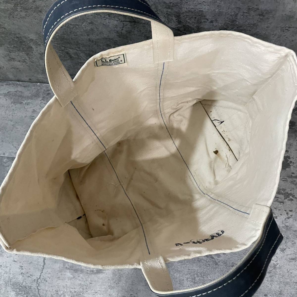 美品 ビンテージ 80s エルエルビーン ツートーンタグ 二色タグ トート