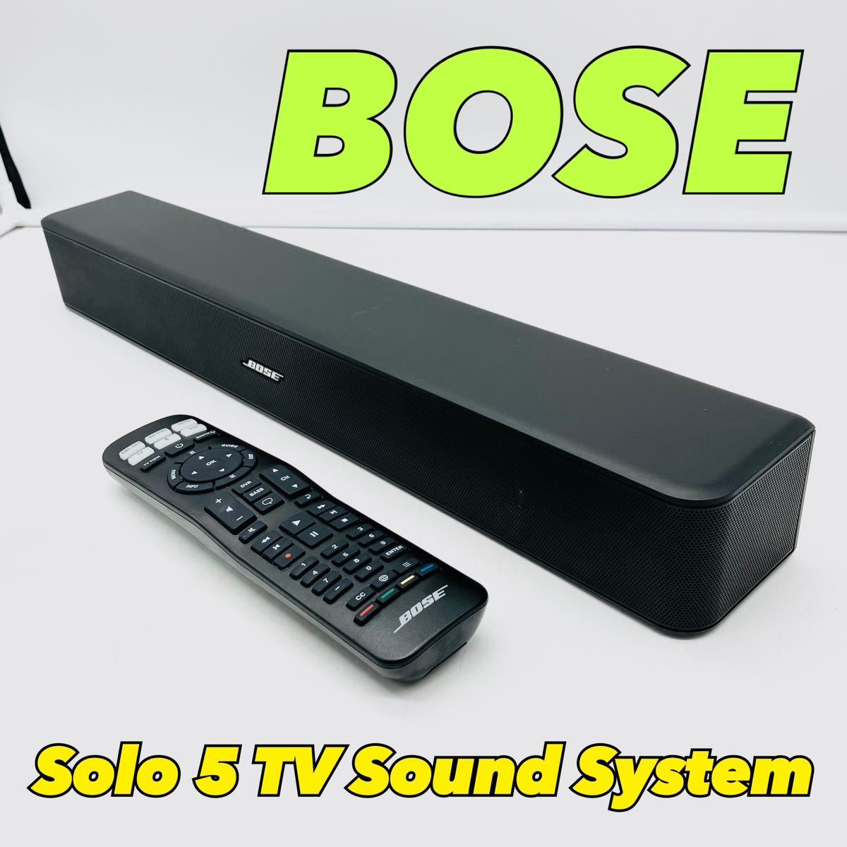 スピーカー・ウーファー Bose Solo5 TV sound system Amazon.com: Bose