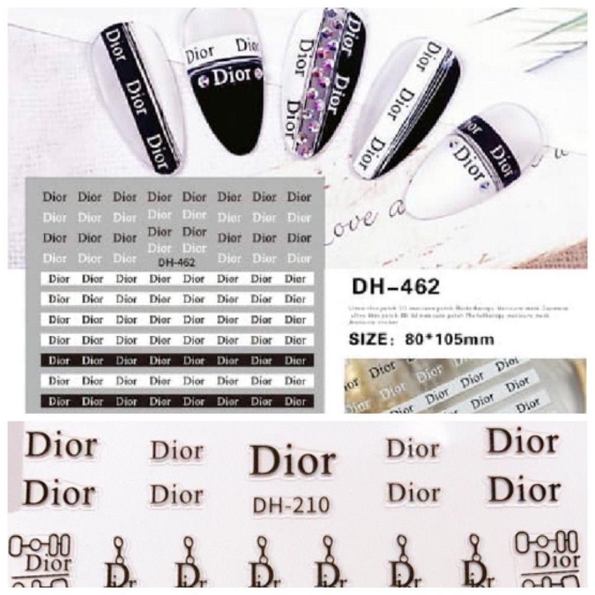 ネイルシール クリスチャンディオール トロッター｜Yahoo!フリマ（旧