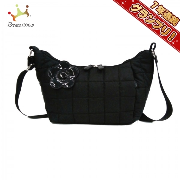 マリークワント MARY QUANT ショルダーバッグ - ナイロン 黒