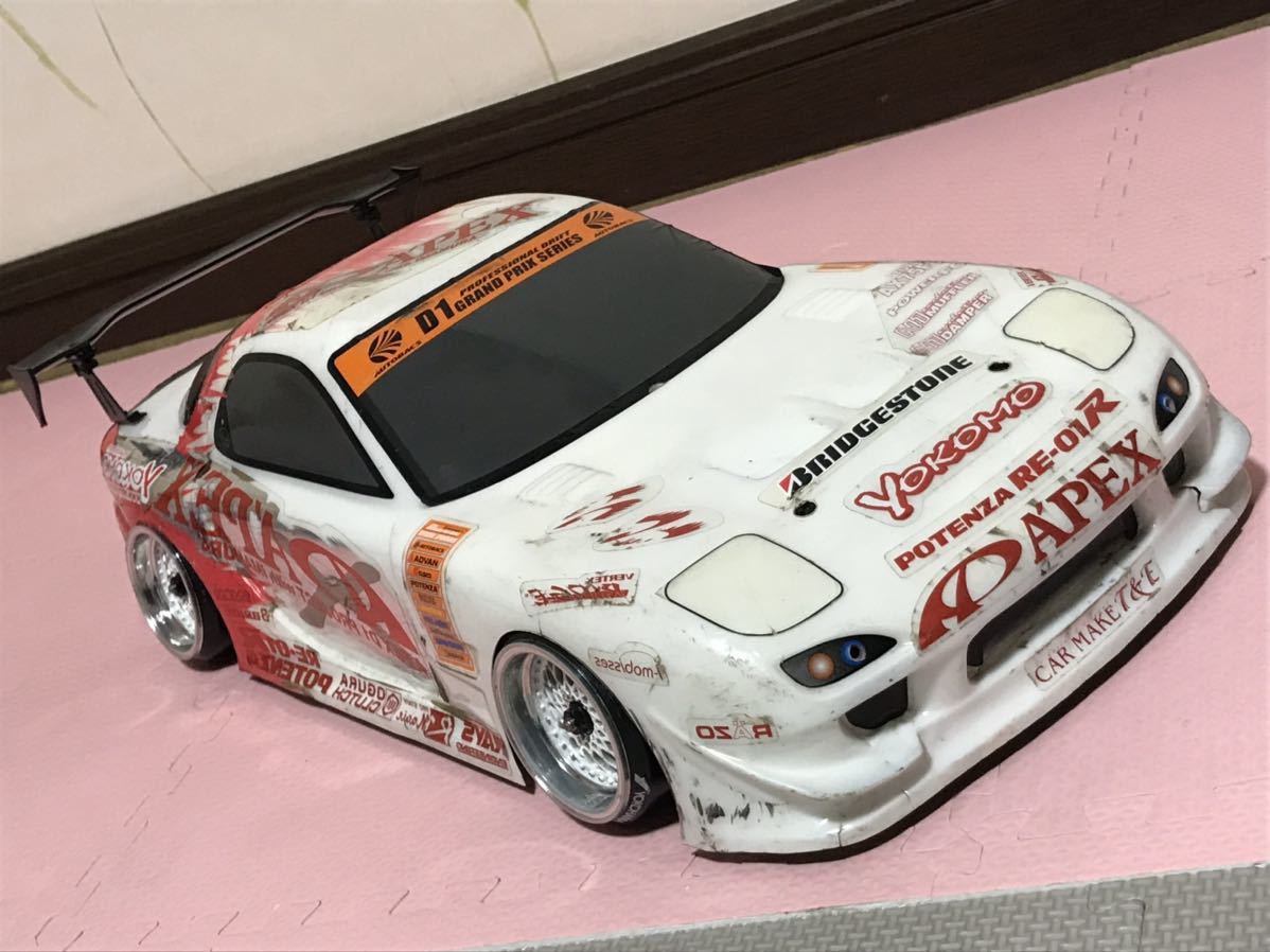 送料無料 1/10 ヨコモ マツダ RX-7 FD3S アペックス D1 ラジコンボディ