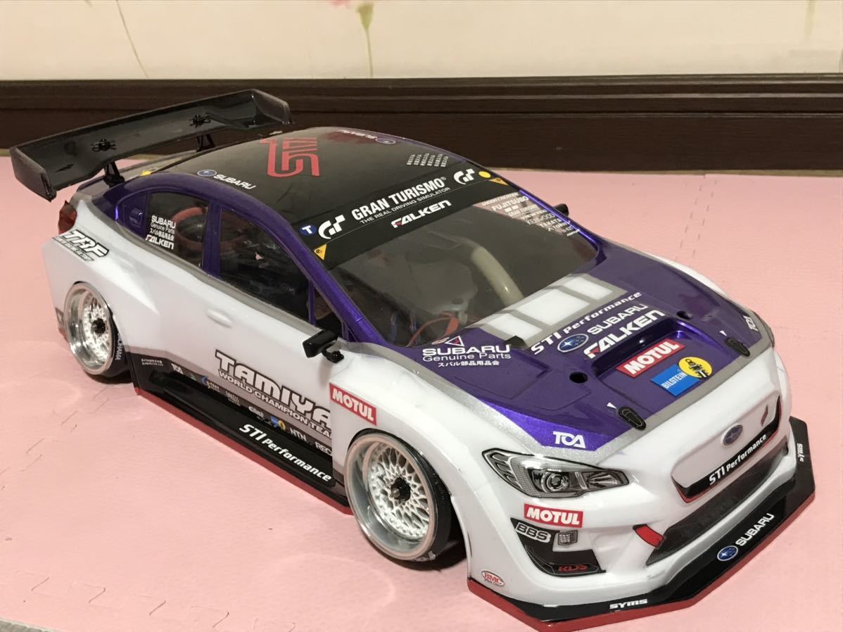 送料無料 1/10 タミヤ スバル WRX STI NBR チャレンジ ラジコンボディ