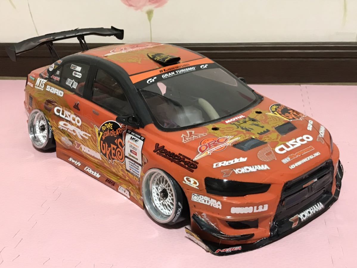 送料無料 1/10 ヨコモ 三菱 ランサーエボリューションX YUKE'S CUSCO
