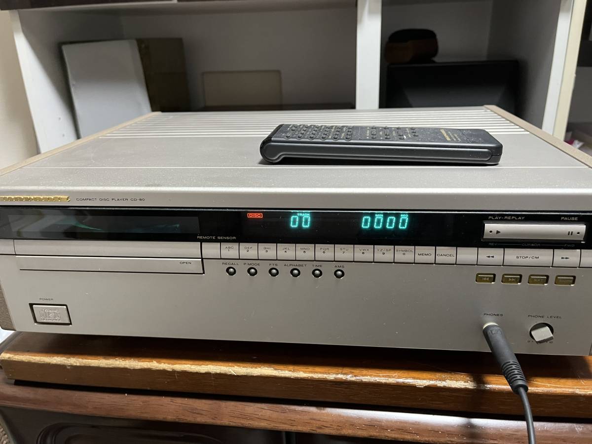 Yahoo!オークション - 名機 マランツ Marantz CD-80 CDプレーヤー リ