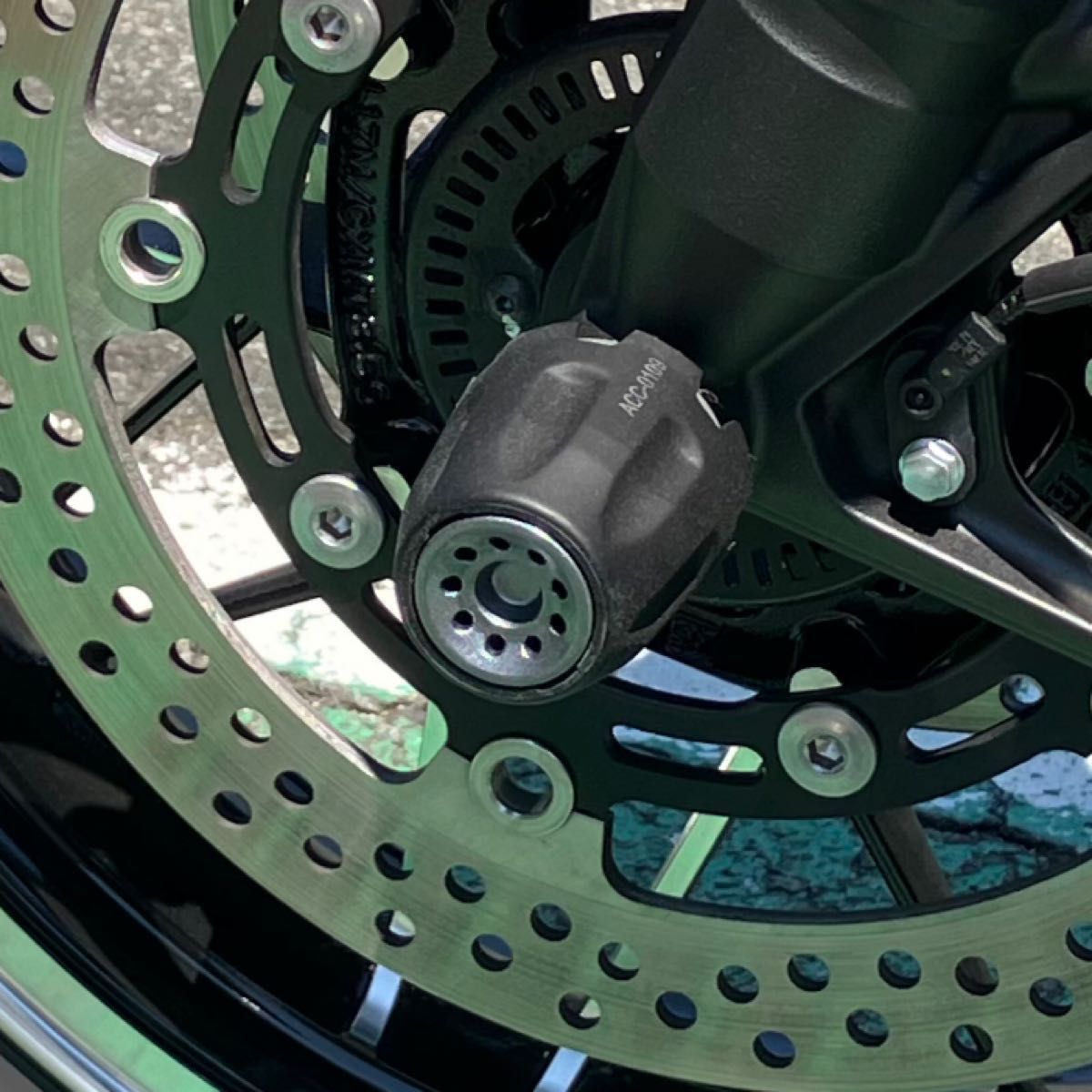 Z900RS 純正 エンジンスライダー/フレームスライダー フロントアクスル