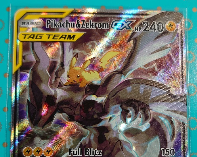 ポケカ 英語版 正規品 ピカチュウ&ゼクロムGX SR ポケモンカード 海外