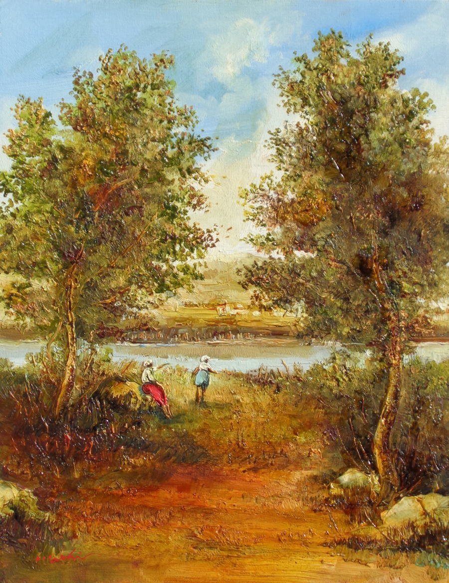 鷲森秀樹 先生の油画F4号 鷲森秀樹 先生の油画F4号 鷲森秀樹 油絵展