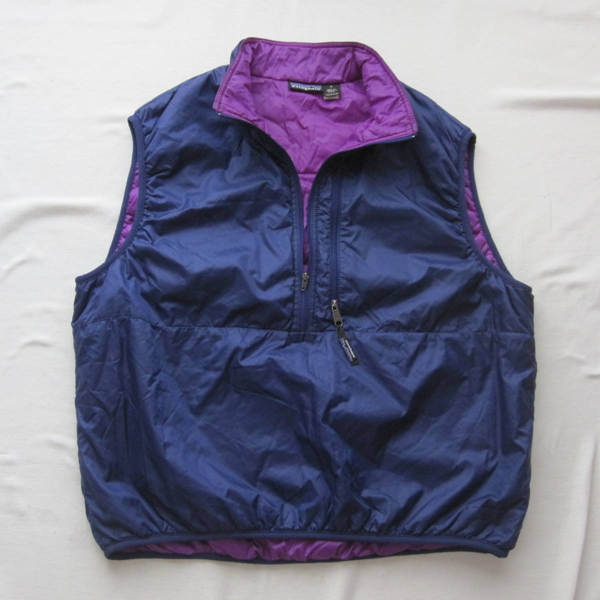 95 パタゴニア パフボール ベスト (XL) ブルーベリー×ブライトパープル
