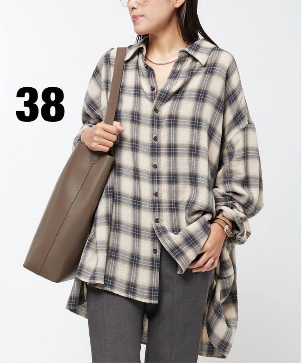 PROVOKE/プロヴォーク】Oversized check Shirt 38 オーバーサイズ