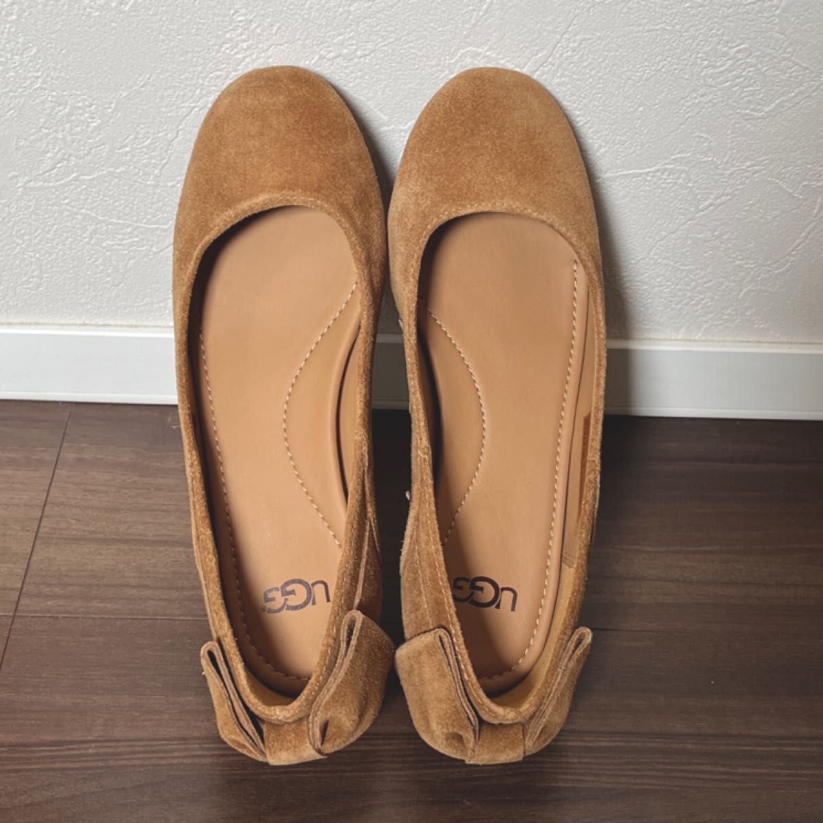 UGG アグ フラットパンプス バレエシューズ 22cm スエード｜Yahoo