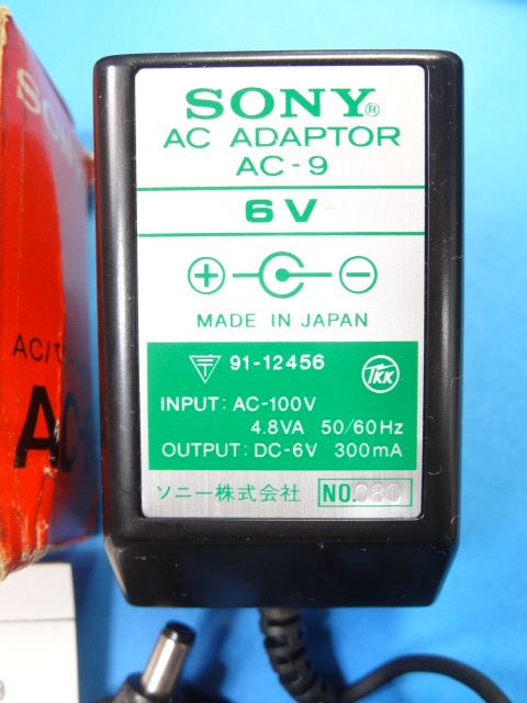 送料無料 即決 SONY AC-9 スカイセンサー (ICF-5800 ICF-5600 WM-D6(C