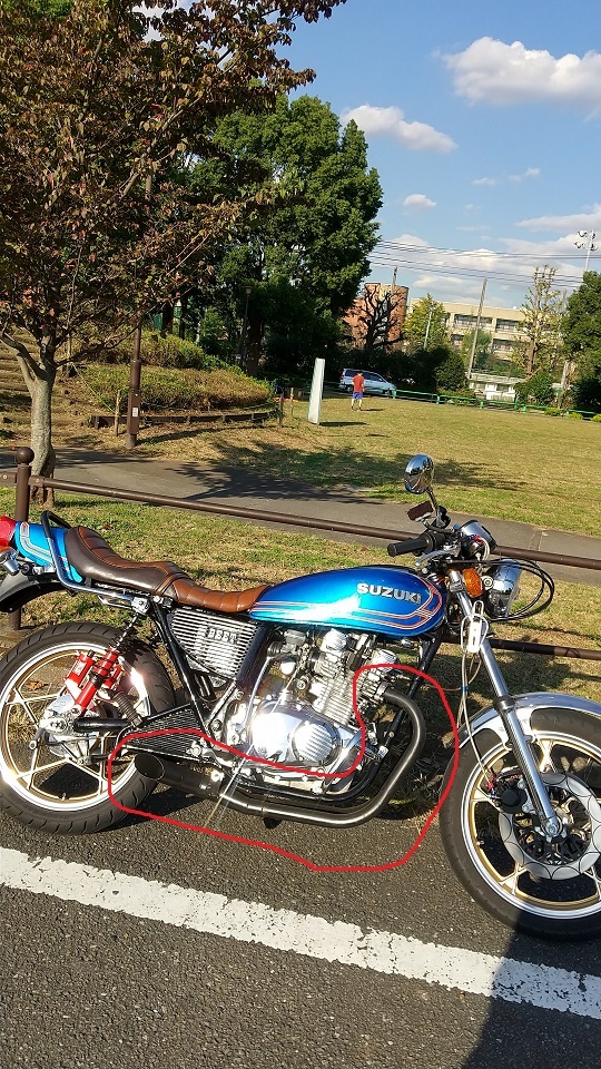 Yahoo!オークション - GS400 万G マフラー サイクロン GS ザリ ゴキ GS