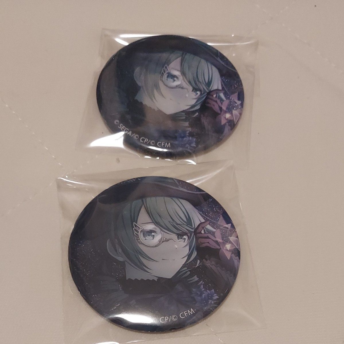 プロセカ プロジェクトセカイ グリッター缶バッジ 5B 初音ミク 2個