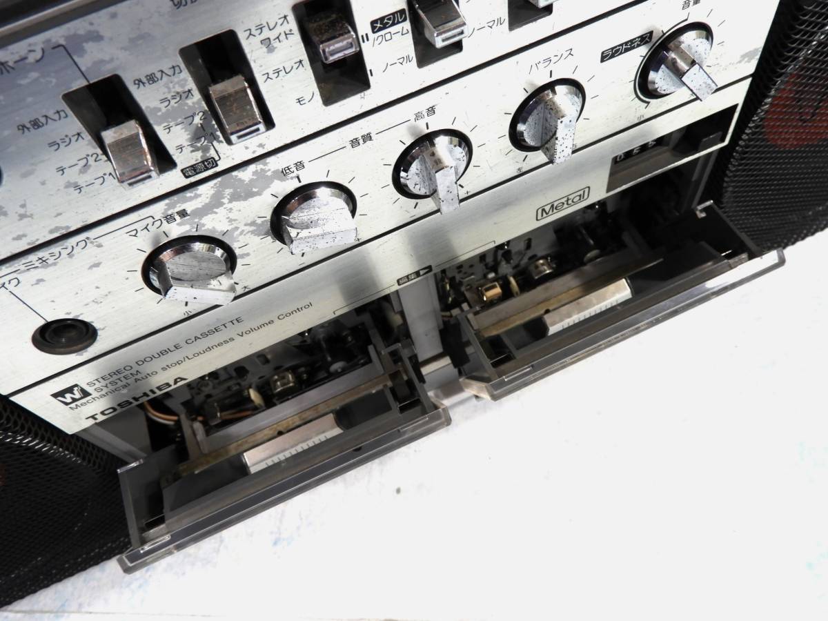 operation goods! Toshiba [TOSHIBA BomBeat RT-S83 large W radio