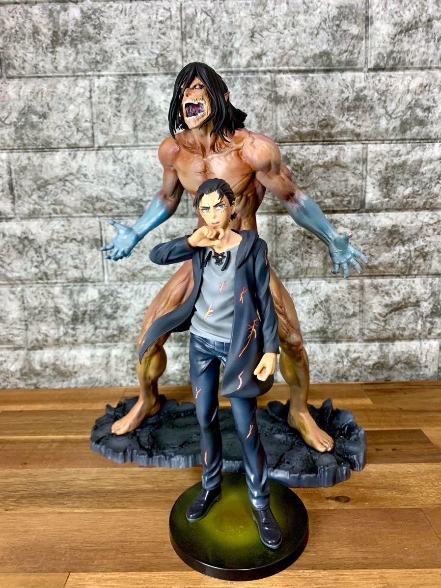 Yahoo!オークション - 進撃の巨人 一番くじ リペイント A賞巨人化エレ